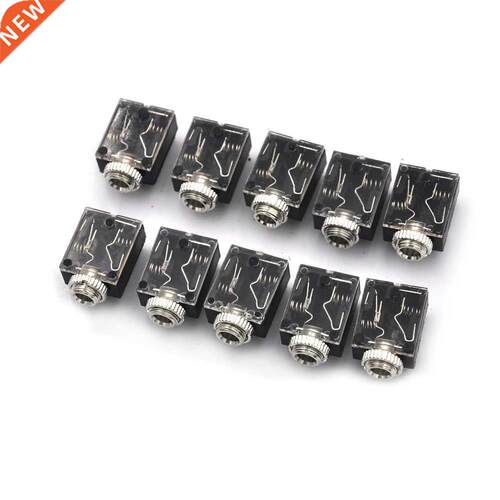 10pcs/ Style 5 Pin PCB Mount Female .5mm Stereo Jack Socket