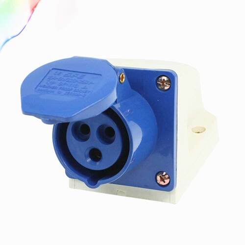 AC 220-250V 16A 2P+E IEC309-2 Panel Mount Industrial Socket