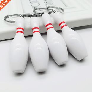 Bowling Ball Keychain Small Pendant Accessories Fashion Spor