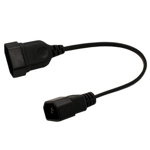IEC 320 C14 to European 2pin female Power Cable for UPS PDU