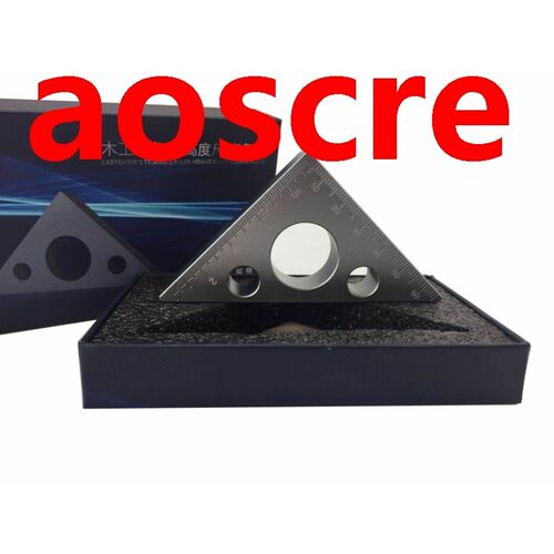 Aluminum gold angle Ruler Woodworking Triangle Ruler Height