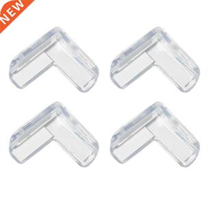 Baby Safety Transparent Protector Child Silicone Table 4Pcs