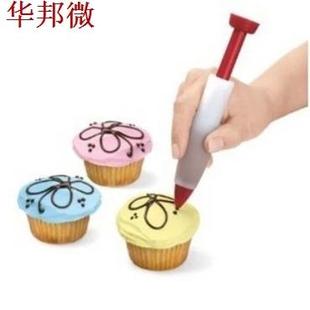 Pastry Cream Chocolate Decorating Syringe Silicone Plate Pai