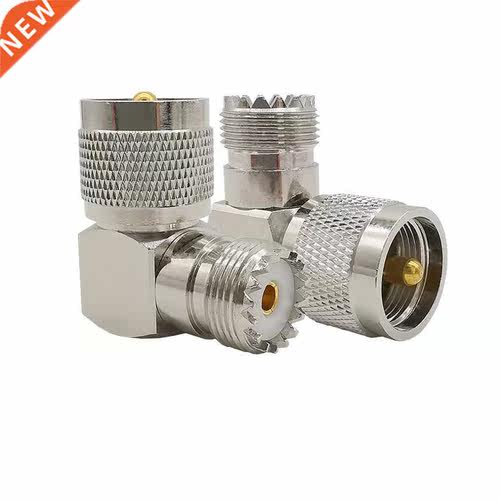 1Pcs UHF SO-239 SO239 Female to PL259 PL-259 Male Right Angl