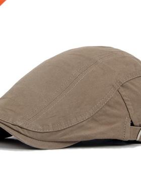 Men	s Hat Berets Cap Golf Driving Sun Flat Cap Fashion Co