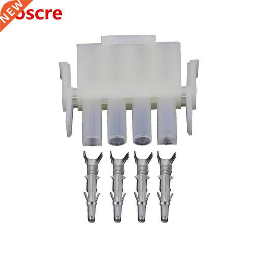 Elevator FCI 4 Pin Wire Connector Motorcycle Male Plug Car L