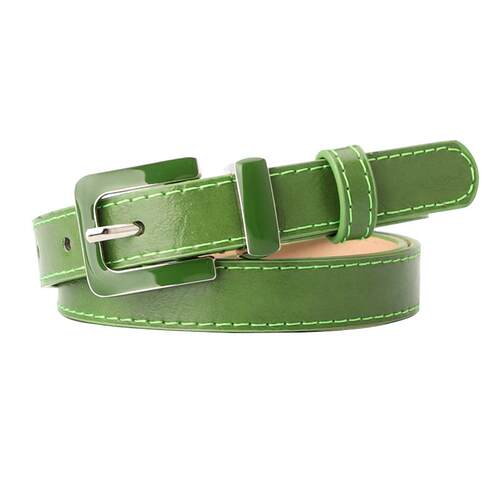 Belt For Women Alloy Buckle Female Jeans Belt Oil Drop Leath