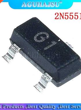 100PCS 2N5551 SOT23 MMBT5551 G1 SOT23-3 Bipolar Transistors