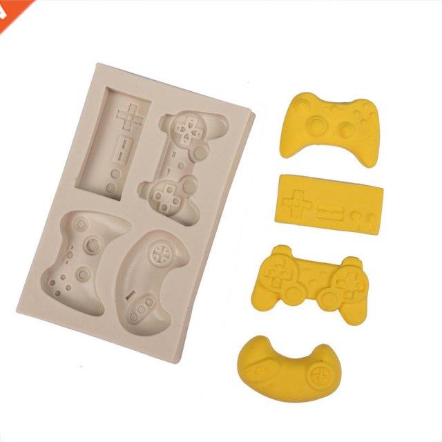 Bake Cake Mold 4hole Game Machine Fondant Silicone Jelly