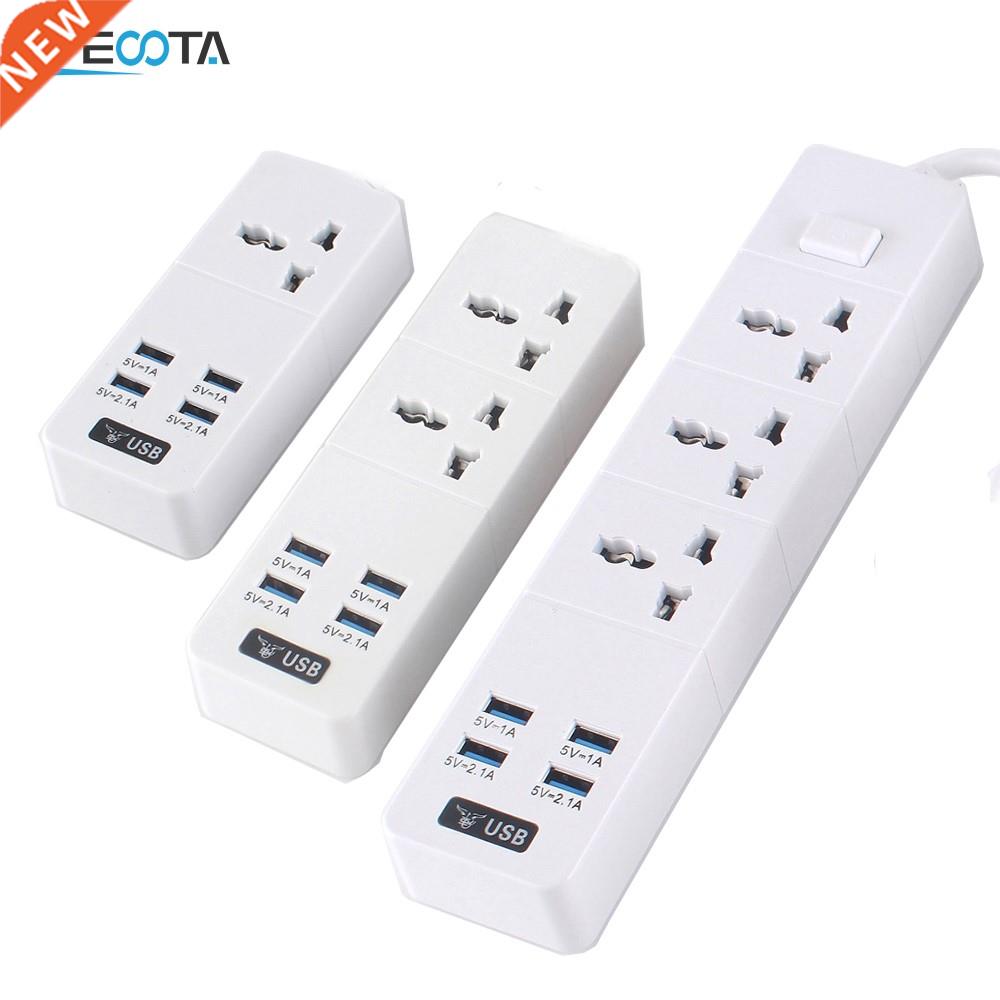 Power rip 10A 2500W 1/2/3 Way AC Socket EU/UK/US/AU Plug 4