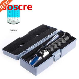 Salinity Refractometer Meter Water Reader Marine 0~10% Salt