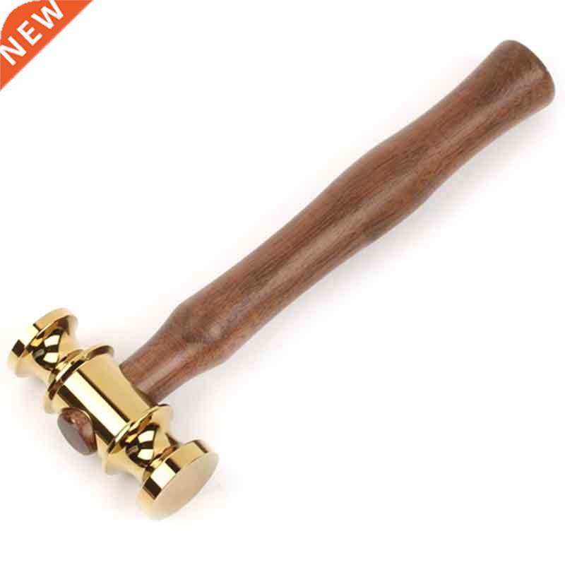 Handmade Hammer Wood Handle Leather Craft Tool Judge Hand To