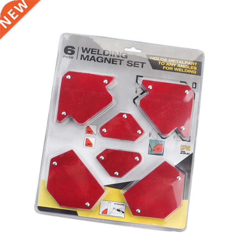 6 Pcs/Set Triangle Welding Positioner Magnetic Fixed Angle S