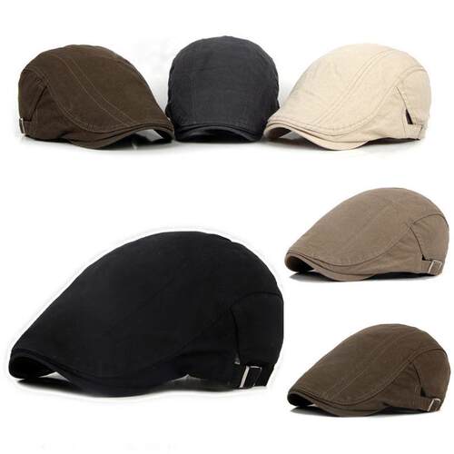 New Men's Hat erets Cap Golf Driving Sun Flat Cap Fashi