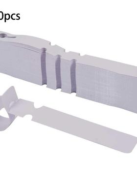 100 Pcs White Plastic Plant Tree Tags Nursery Garden Lables