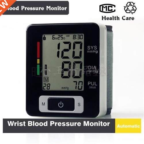 newAutomatic Digital Wrist Blood Pressure and Pulse Monitor