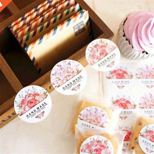 54pcs/lot(6 Sheets) colorful round flowers butterfly just fo