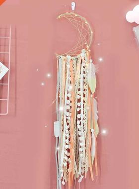 Dream Catcher Handmade Feather Dream Catcher Moon Star Dream