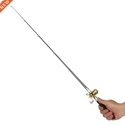 Portable Telescopic Pole Pen Shape Folded River Lake Fishing