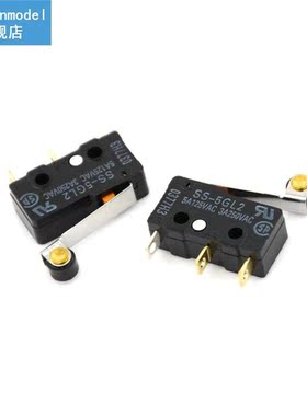 2pcs/lot SS-5GL2 Microswitch Hinge Roller Lever SPDT 3Pin S