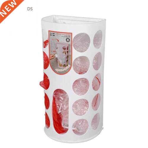 Household Kitchen Grocery Bag Holder plastic bag dispenser W