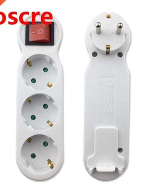European 250V 16A  Jack German Power Strip Extension Socket