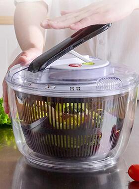 Multifunction Manual Salad Washer Spinner Drainer Lettuce Ve
