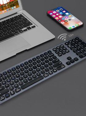 Stable Connecton Bluetooth-Compatble Keyboard，Alumnum Al