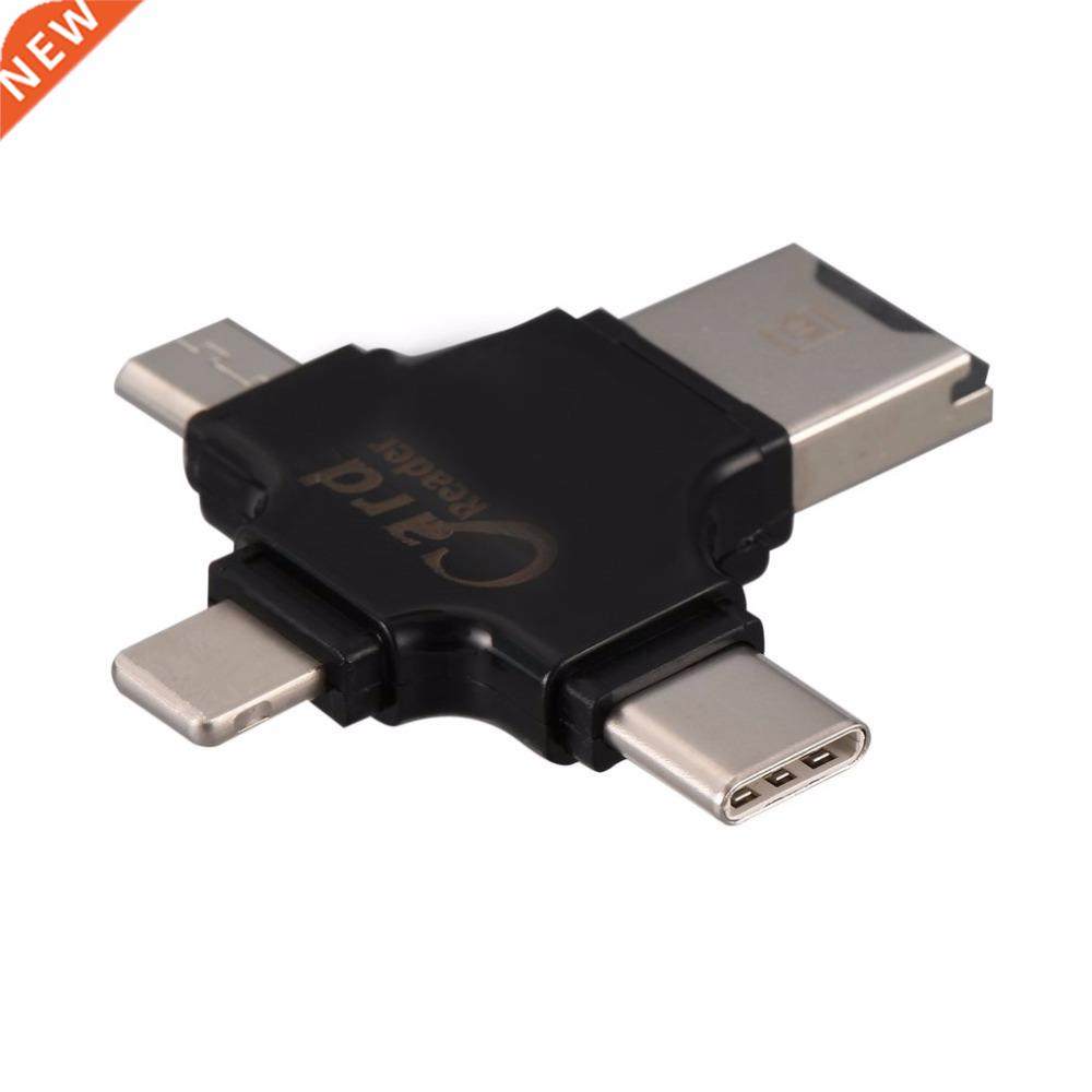 4-in-1 Type-c OTG Card Reader Flash Driver for iOS for Andro