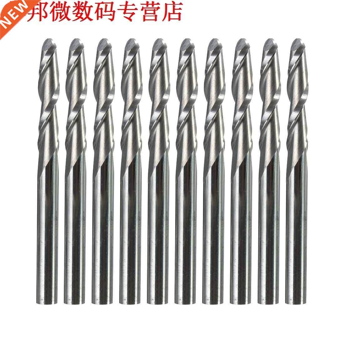 10pcs 17mm Rand 1/8 inch 2 Fluiten Schacht Meskopfrezen Set