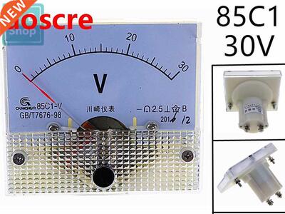1PCS 85C1 30V Analogue DC Voltage Needle Panel eter Voltet