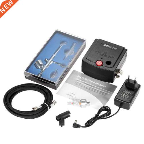 Meterk 100-250V Professional Airbrush Gravity Feed sandblast
