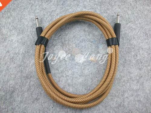 Yellow 10ft Acoustic Electric Guitar Cable Bass Cable Amp L