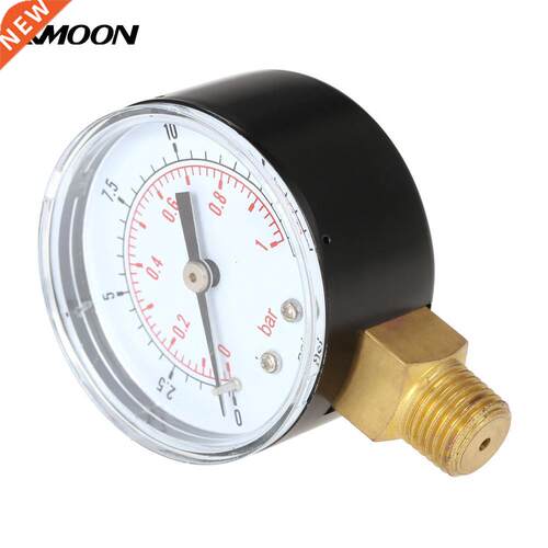 50mm manometer 0~15psi 0~1bar Water Pressure Dial Hydraulic