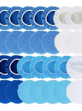 Durable 28x/Pack Polishing Waxing Set Waxer Bonnet Pads 5