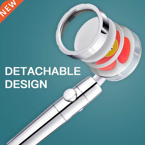 Water Saving Flow With Chrome ABS Rain High Pressure Nozzle