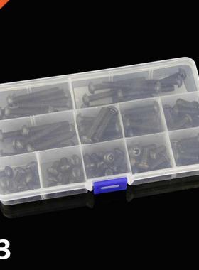 240pcs M3 Alloy Steel 10.9 Level Black Hexagon Socket Button