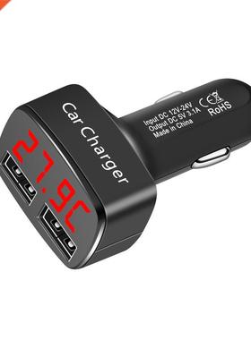 Dual USB Ports Car Charger Charging Adapter Powstro 4 In 1 m