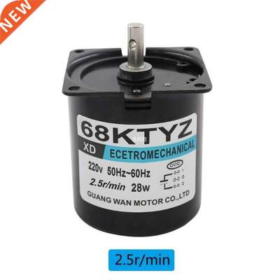 68KTYZ Low Speed Synchronous Motor AC 220V 2.5-110r/min Perm