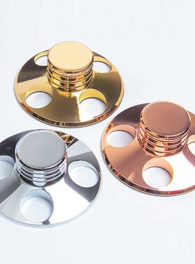 LP Record Disc Turntable Clamp abilizer Brass Gold plated