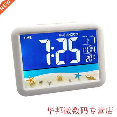 Electronic Bedside Color Screen Alarm Clock With Backlight L