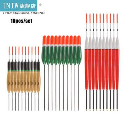 10Pcs  Models Paulownia Wood V Fishing Floats Weight Tail B