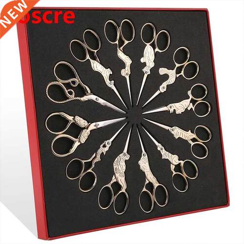 Embroidery Scissors Set Retro Scissor Stainless Steel Qua