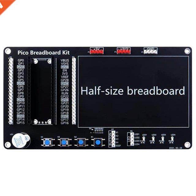 For Raspberry Pi Pico Breakout Breadboard Half-size LED Butt