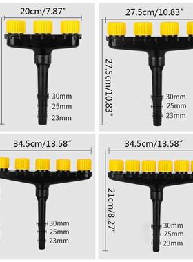/4/5/6 Heads Agriculture Atomizer Nozzles Lawn Garden Water
