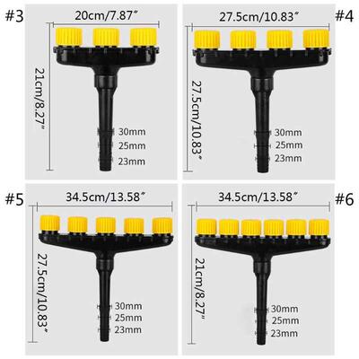 /4/5/6 Heads Agriculture Atomizer Nozzles Lawn Garden Water