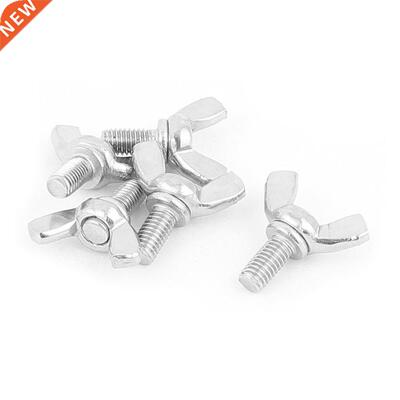 M5 Thread 04 Thumb Wing Hand Bolt Screws 5pcs