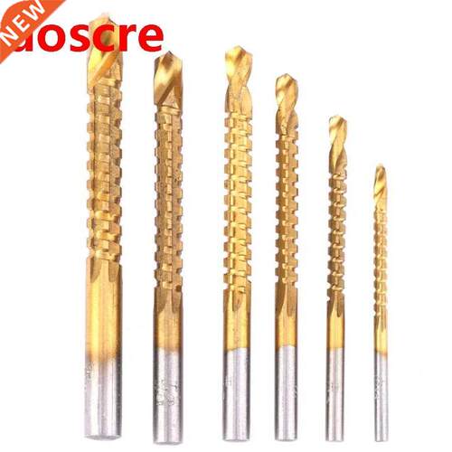 6Pcs Saw Bits High rate Steel Woodworking Hole Drilling Powe