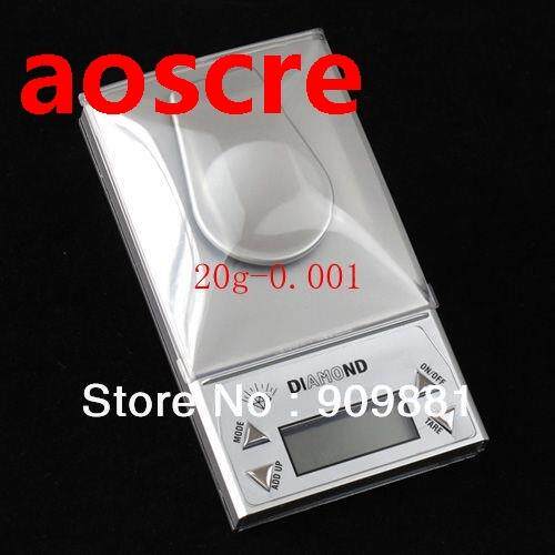 20g/0.001g LCD Dgtal Hgh Precson Damond Jewelry Scale