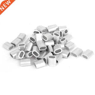 4mm Wire Rope Aluminum Ferrules Sleeves 50 Pcs